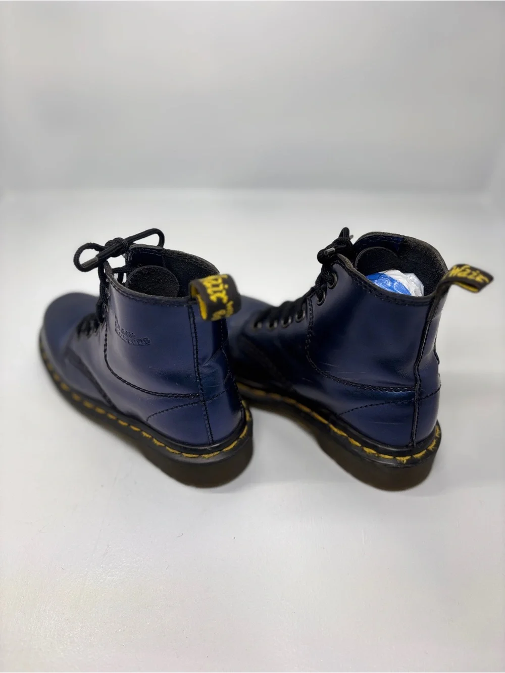 Dr. Martens Made in England 1460 Navy Blue 8-Eye Boots Kids 13